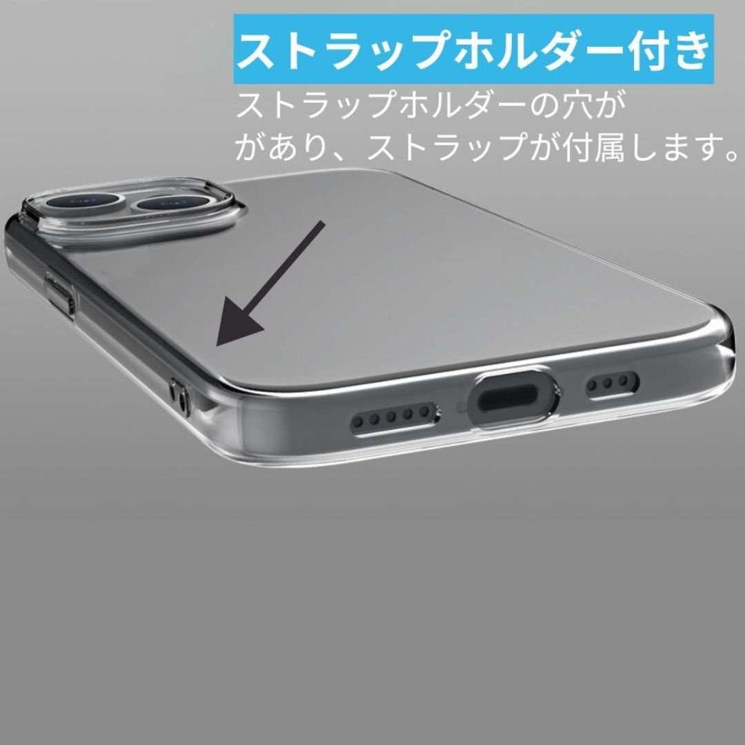 【滑らないグリップ力 魅せる透明感 】iPhone クリアケース 薄型 TPU - Sweetleaff