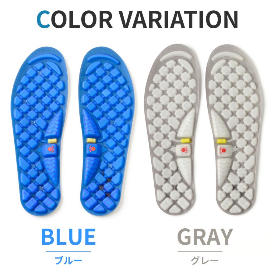 【Tarzan掲載 x 鍼灸師推薦 】エアポンプ搭載インソール 【 エアでクッション性をアップ】 - Sweetleaff