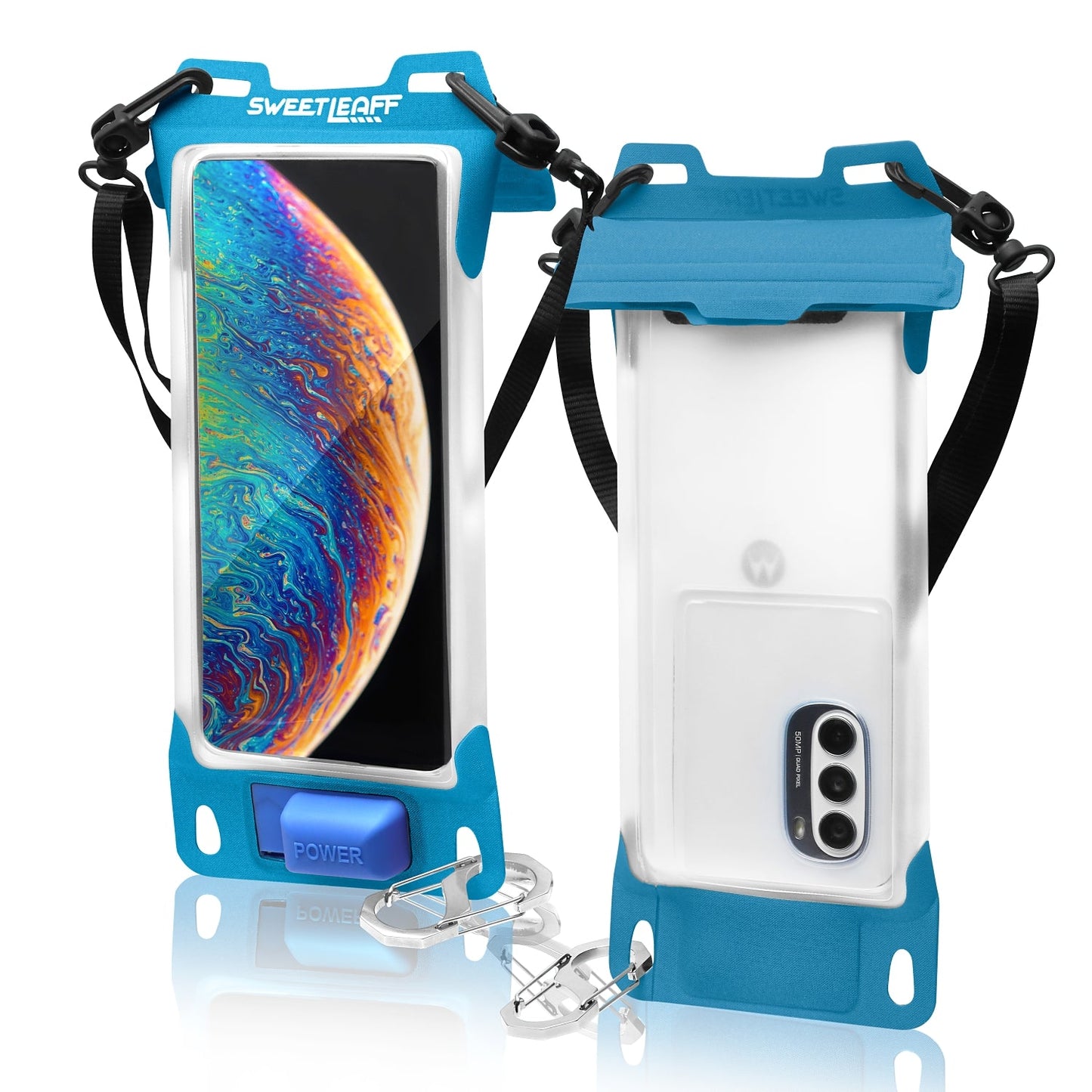 Sweetleaff エアポンプ搭載スマホ防水ケース XLサイズ - Sweetleaff