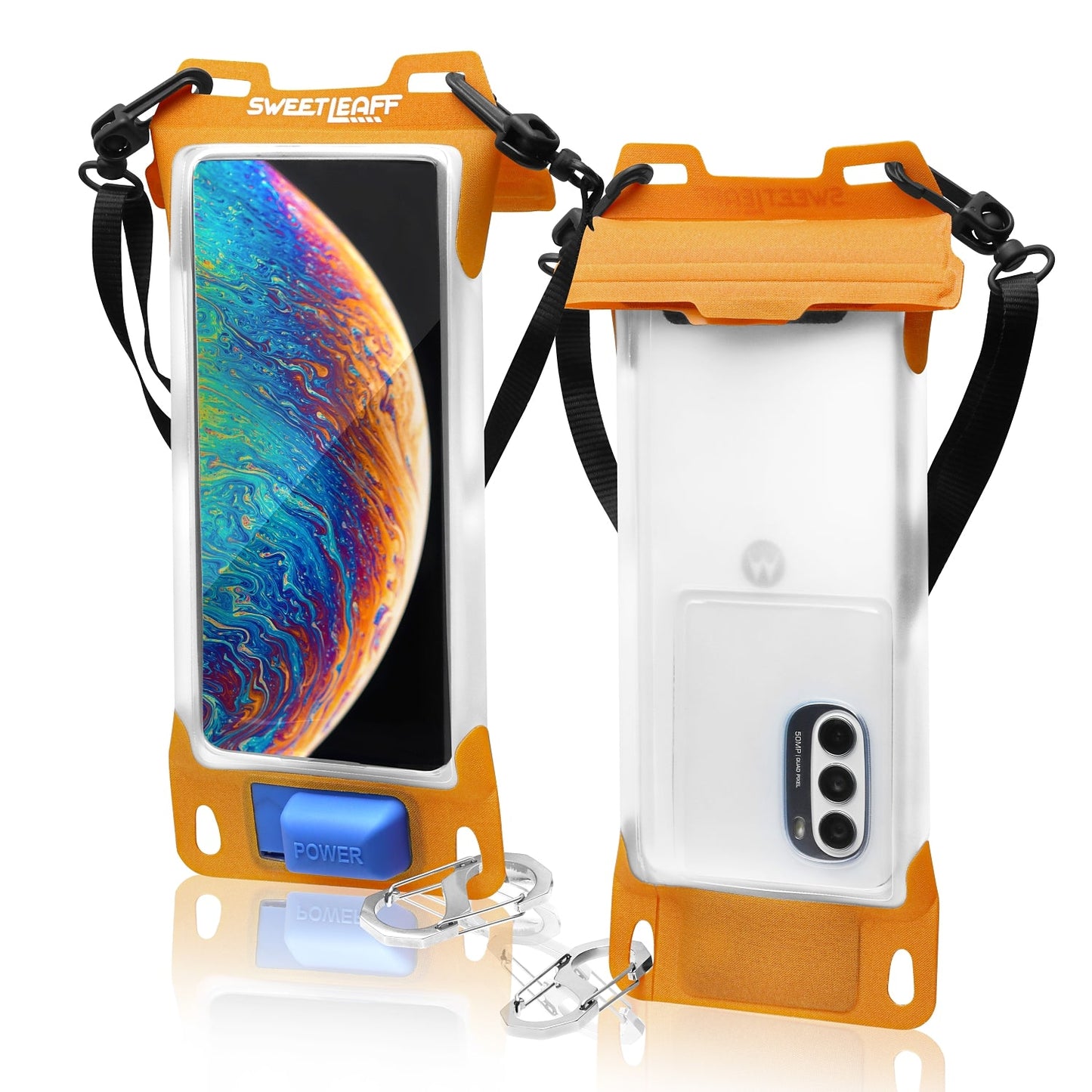 Sweetleaff エアポンプ搭載スマホ防水ケース XLサイズ - Sweetleaff