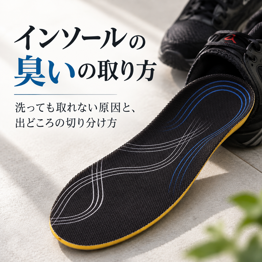 インソールの臭いの取り方｜洗っても取れない原因と、出どころの切り分け方