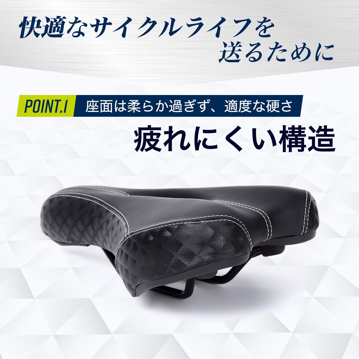 Region スポーツサドル 自転車 サドル【 快適 衝撃吸収 お尻が痛くない 】 ロードバイク クロスバイク マウンテンバイク 軽量 - Sweetleaff
