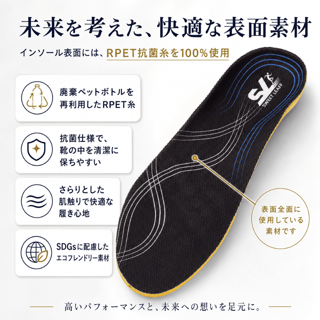 RPET抗菌糸100パーセント使用の快適な表面素材