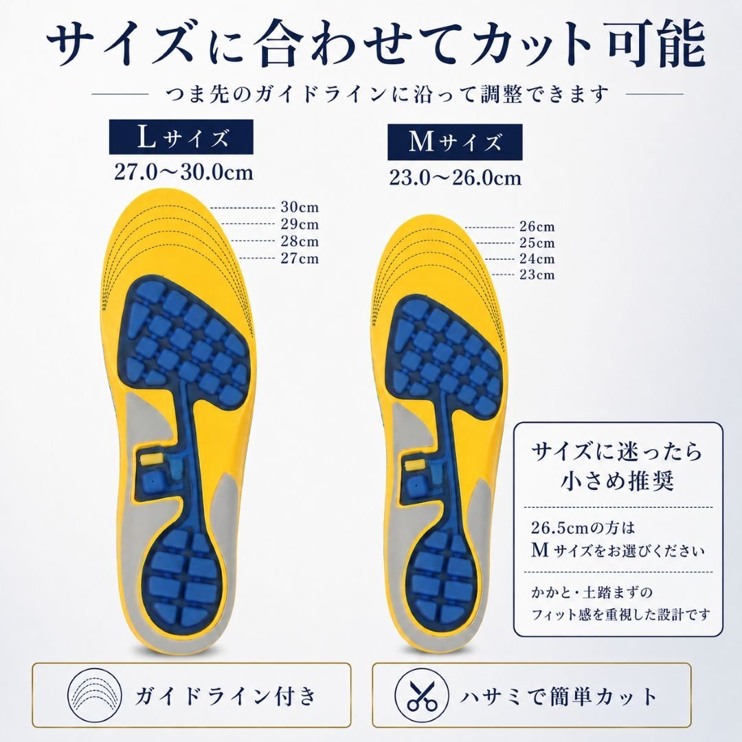 サイズに合わせてカット可能